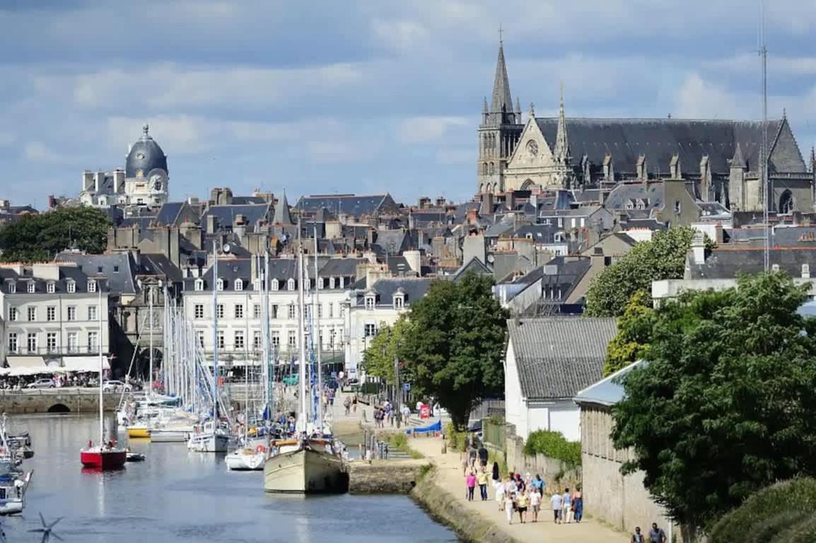 Tassigny - Charmant Appartement/ Terrasse - Port Vannes Dış mekan fotoğraf